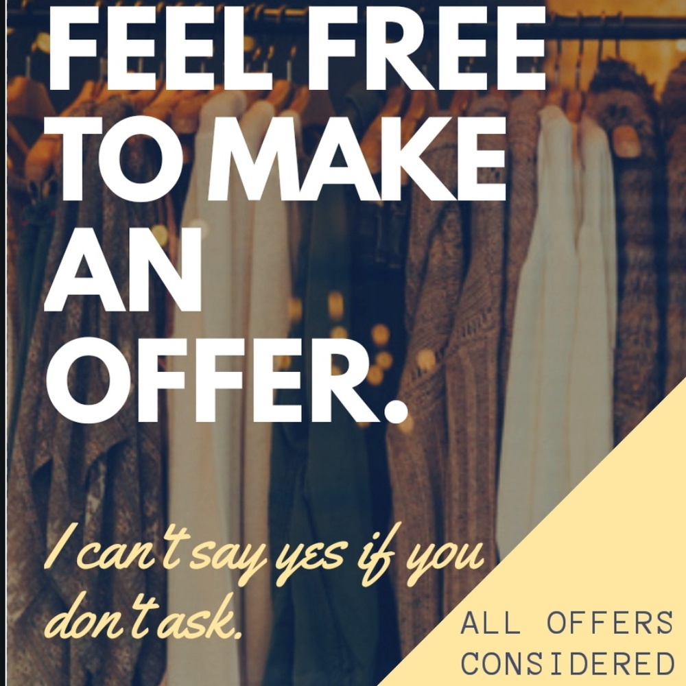 Make an offer! Or Counter-offer